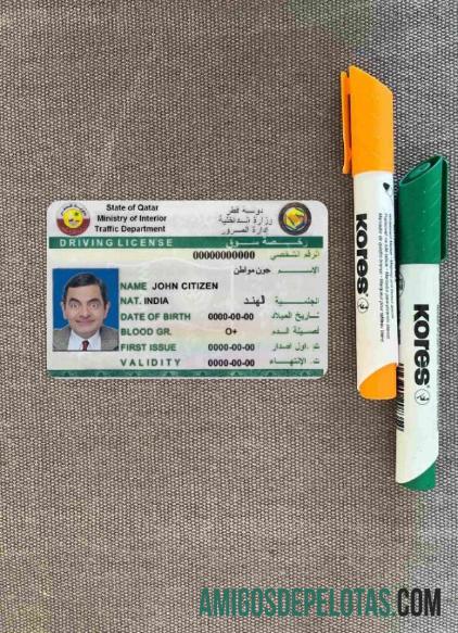 Qatar DL fotovisual frontal exemplo real